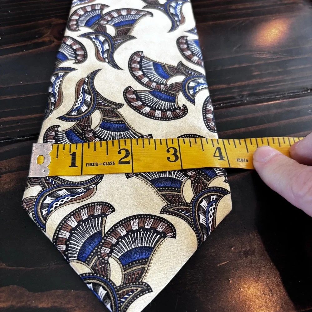 Lot of 5 100% Silk Name Brand‎ Ties Assorted Colors Geometric Abstract